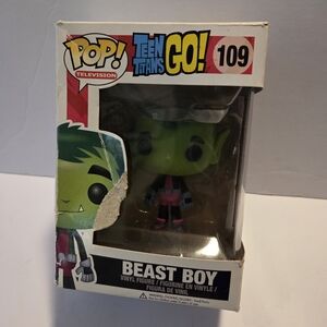 Funko Teen Titans Go! Beast Boy Vinyl Figure - Green and Black